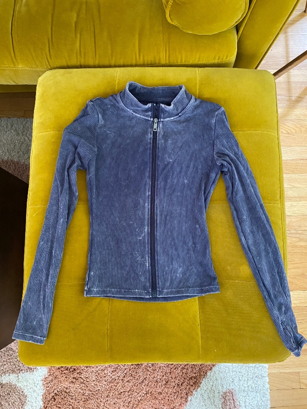 Vitality Fitness Cloud II Rib Basic Jacket - Iron Washed
